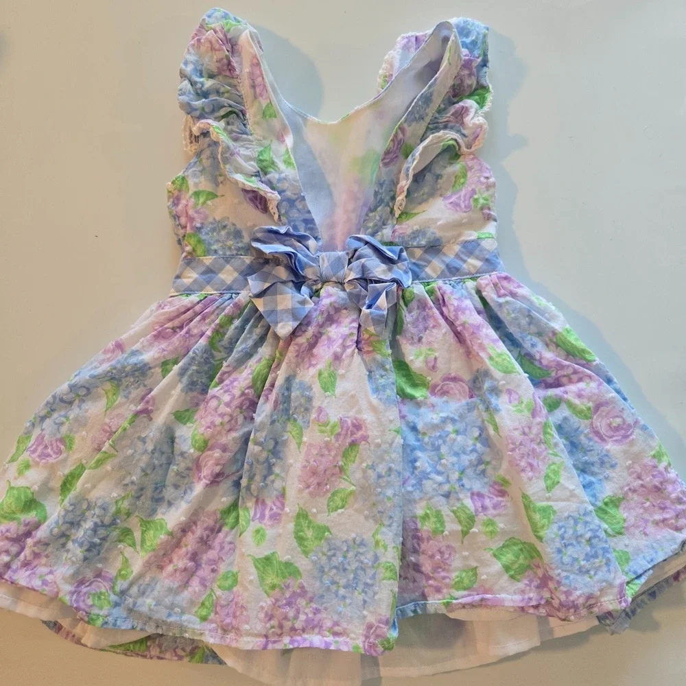 Tommy Bahama Hydrangea Dress with Bloomers for‎ 18 months Floral Print